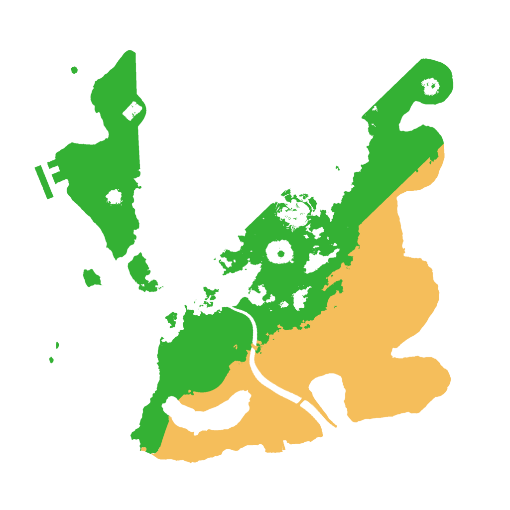 Biome Rust Map: Procedural Map, Size: 3000, Seed: 974568356