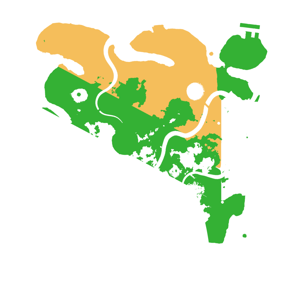 Biome Rust Map: Procedural Map, Size: 3000, Seed: 20574