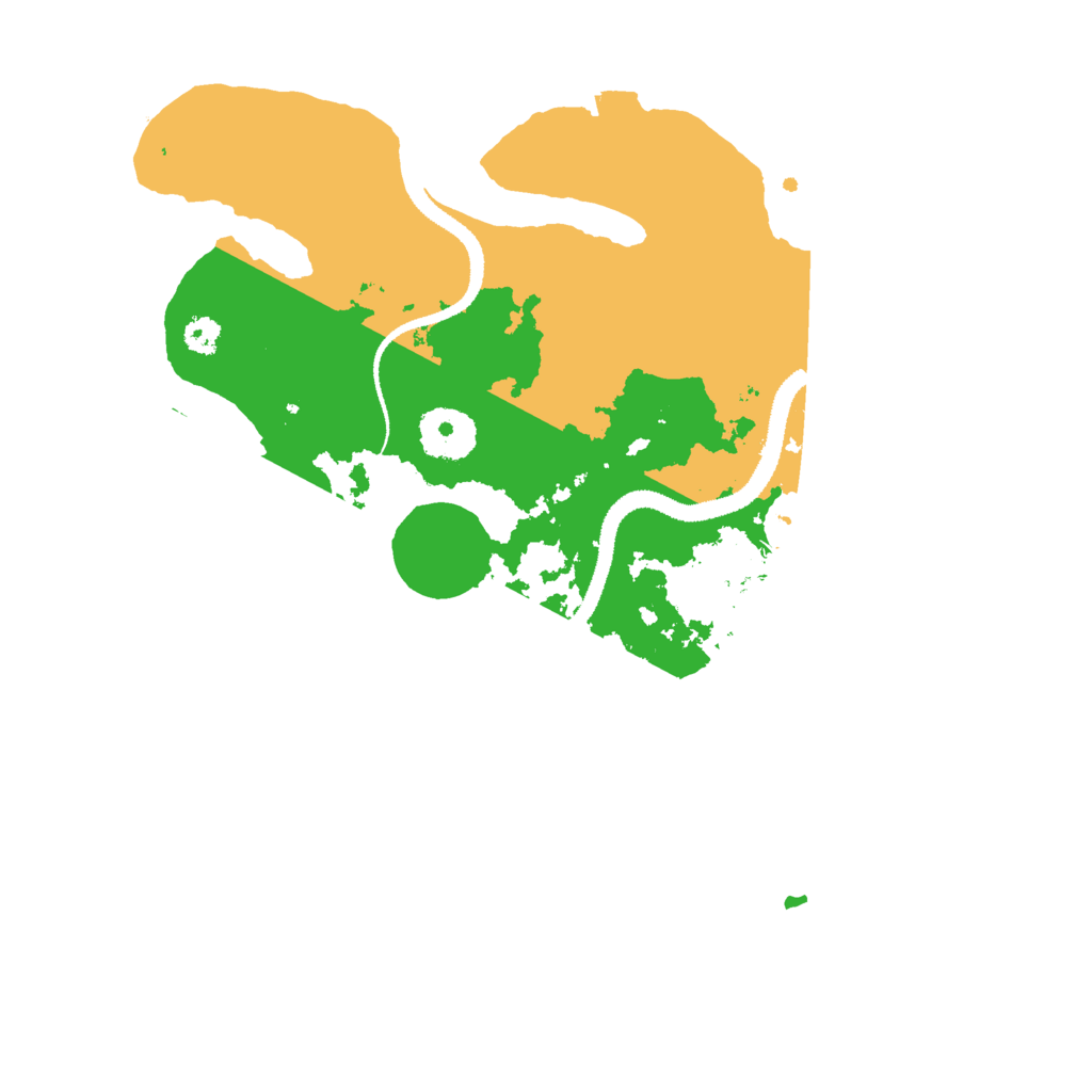 Biome Rust Map: Procedural Map, Size: 3000, Seed: 20574