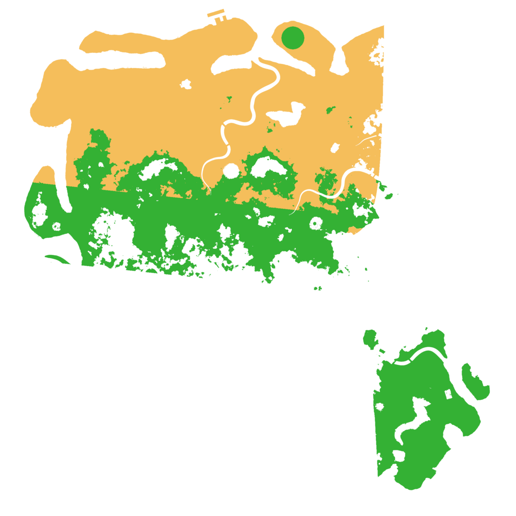 Biome Rust Map: Procedural Map, Size: 6000, Seed: 811061000