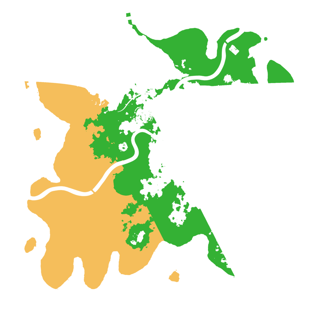 Biome Rust Map: Procedural Map, Size: 3500, Seed: 402623015