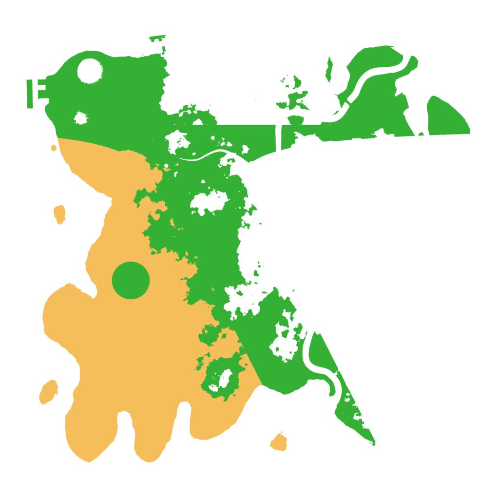 Biome Rust Map: Procedural Map, Size: 3500, Seed: 402623015