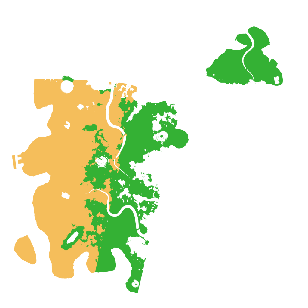 Biome Rust Map: Procedural Map, Size: 4500, Seed: 1805351585