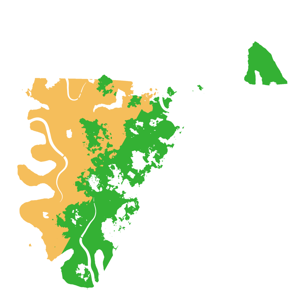 Biome Rust Map: Procedural Map, Size: 4500, Seed: 1533