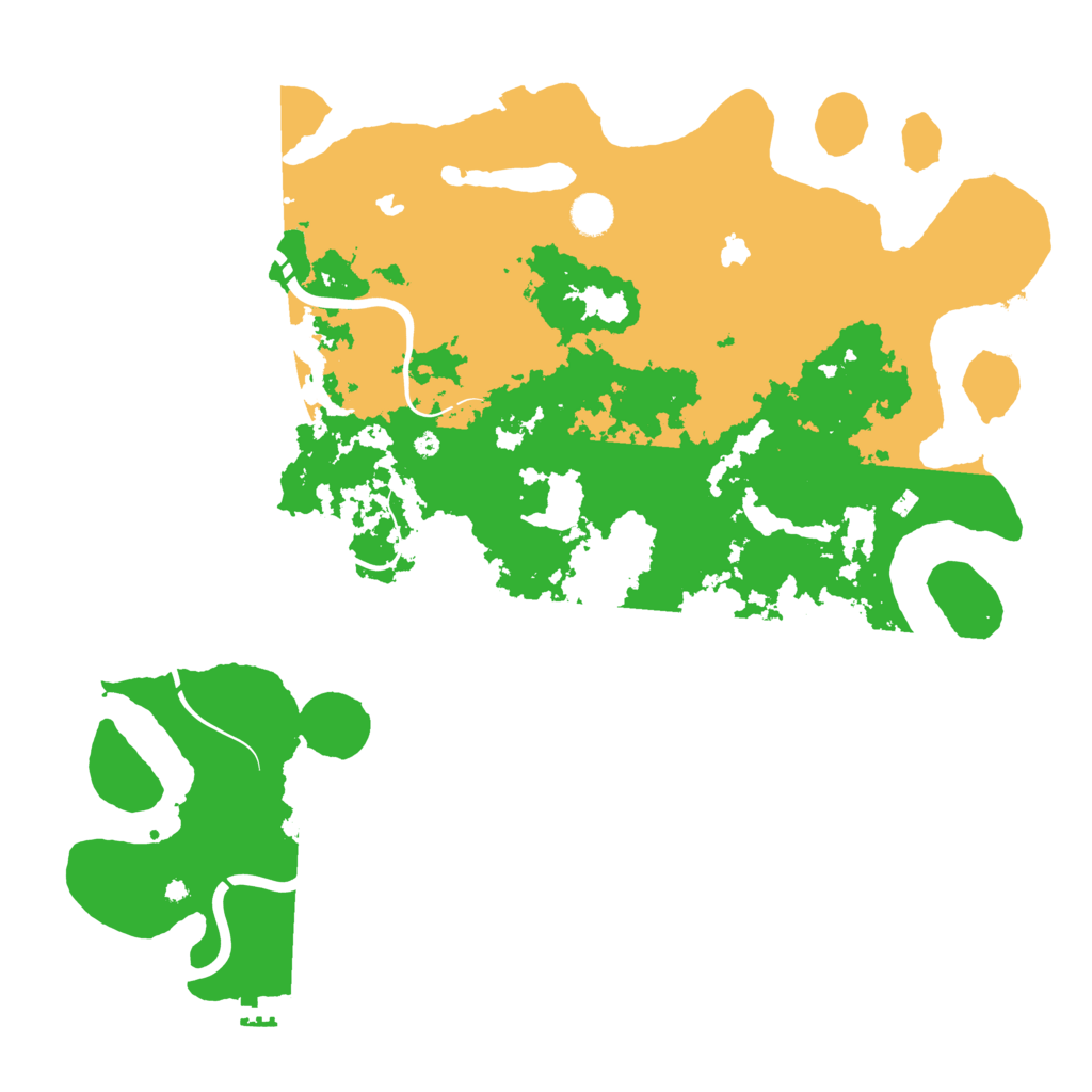 Biome Rust Map: Procedural Map, Size: 4500, Seed: 5027