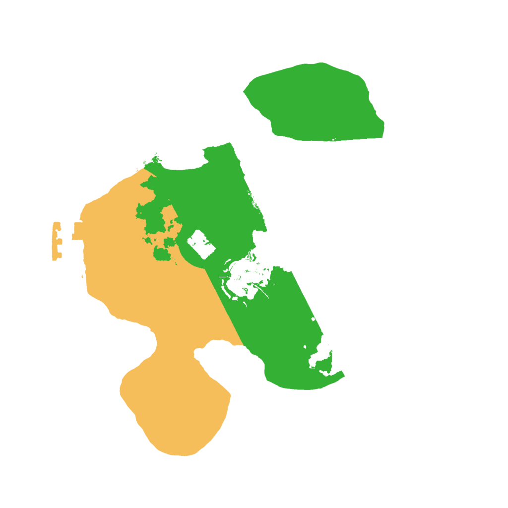 Biome Rust Map: Procedural Map, Size: 2000, Seed: 1960254447