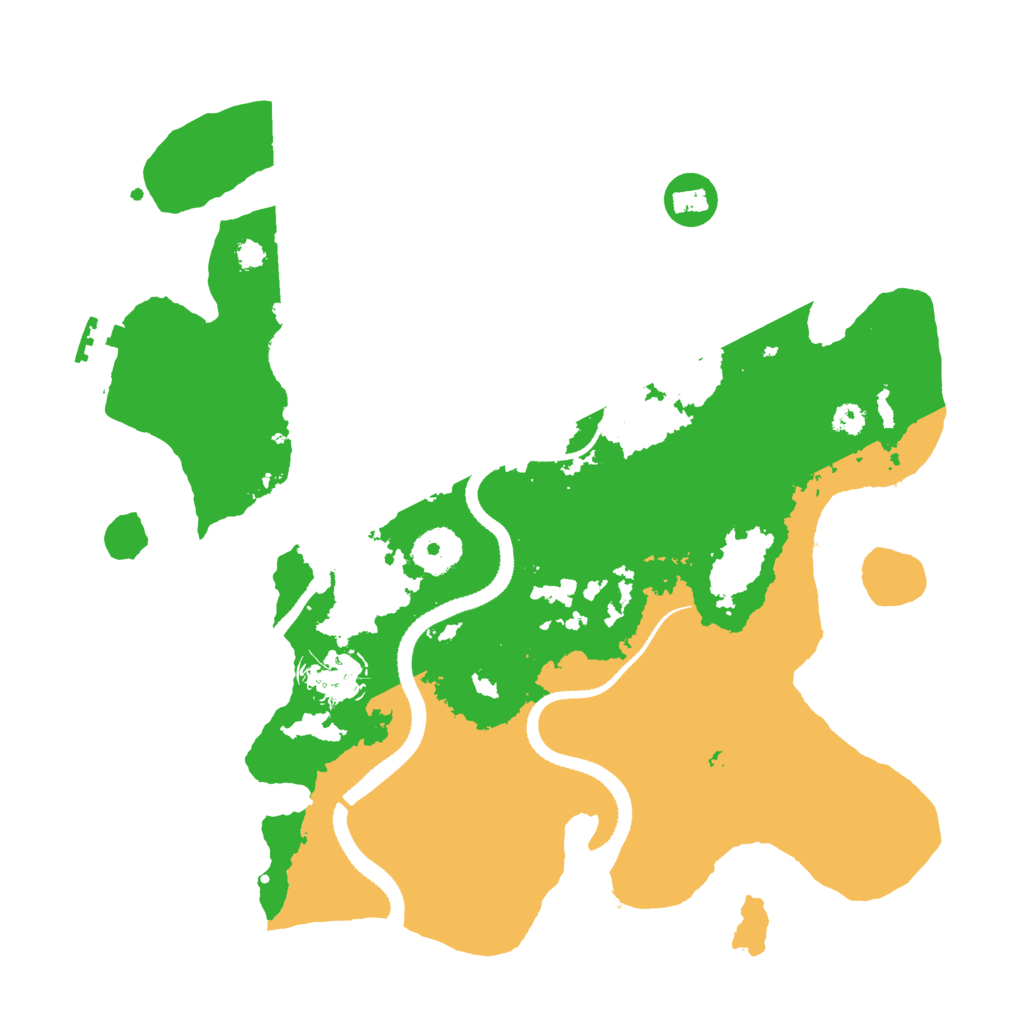 Biome Rust Map: Procedural Map, Size: 3250, Seed: 1586544950