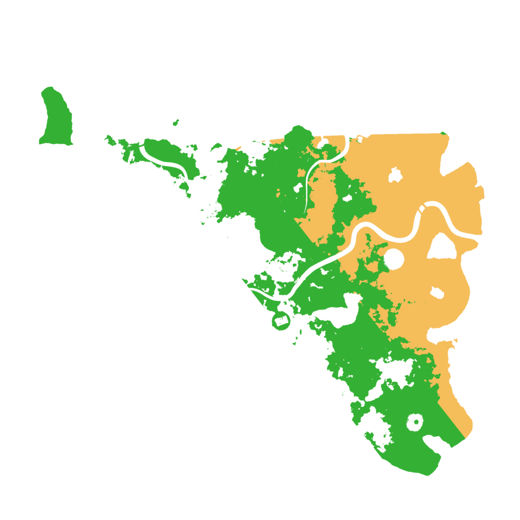 Biome Rust Map: Procedural Map, Size: 4500, Seed: 1299392636