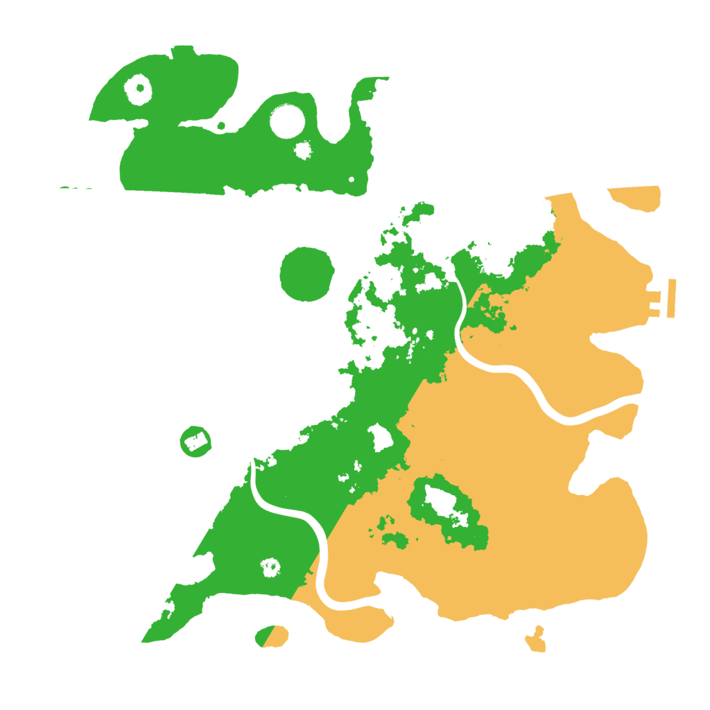 Biome Rust Map: Procedural Map, Size: 3700, Seed: 1955585135