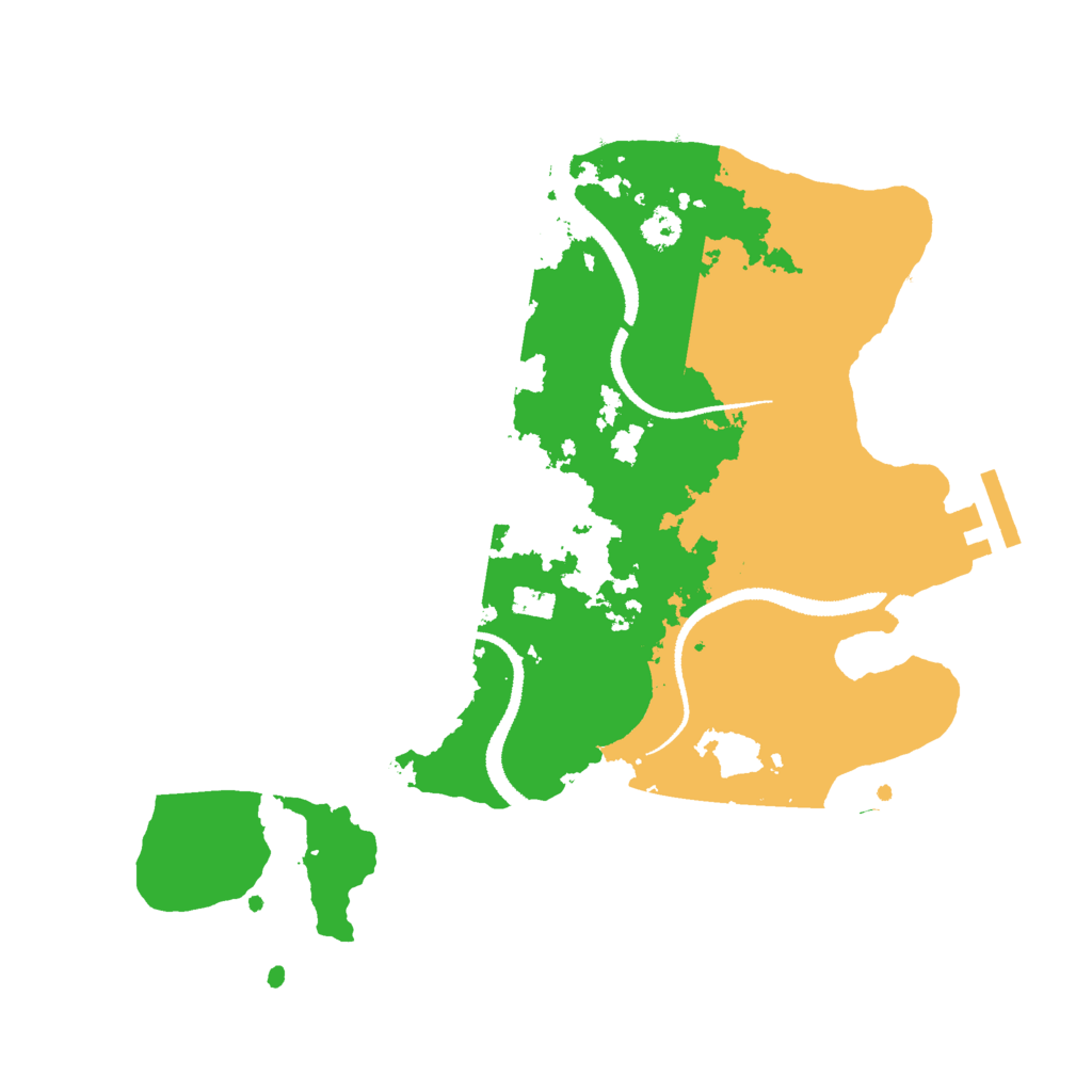 Biome Rust Map: Procedural Map, Size: 2800, Seed: 188252