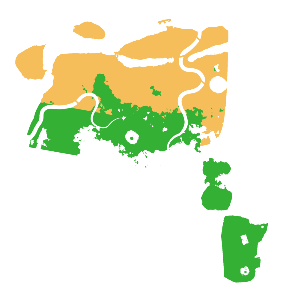 Biome Rust Map: Procedural Map, Size: 3500, Seed: 603060261