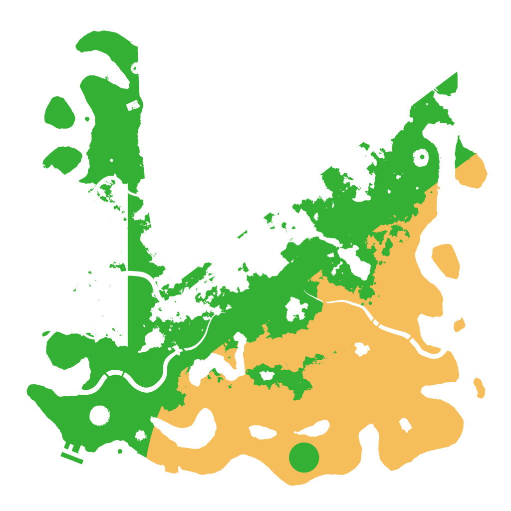 Biome Rust Map: Procedural Map, Size: 4500, Seed: 1651384735