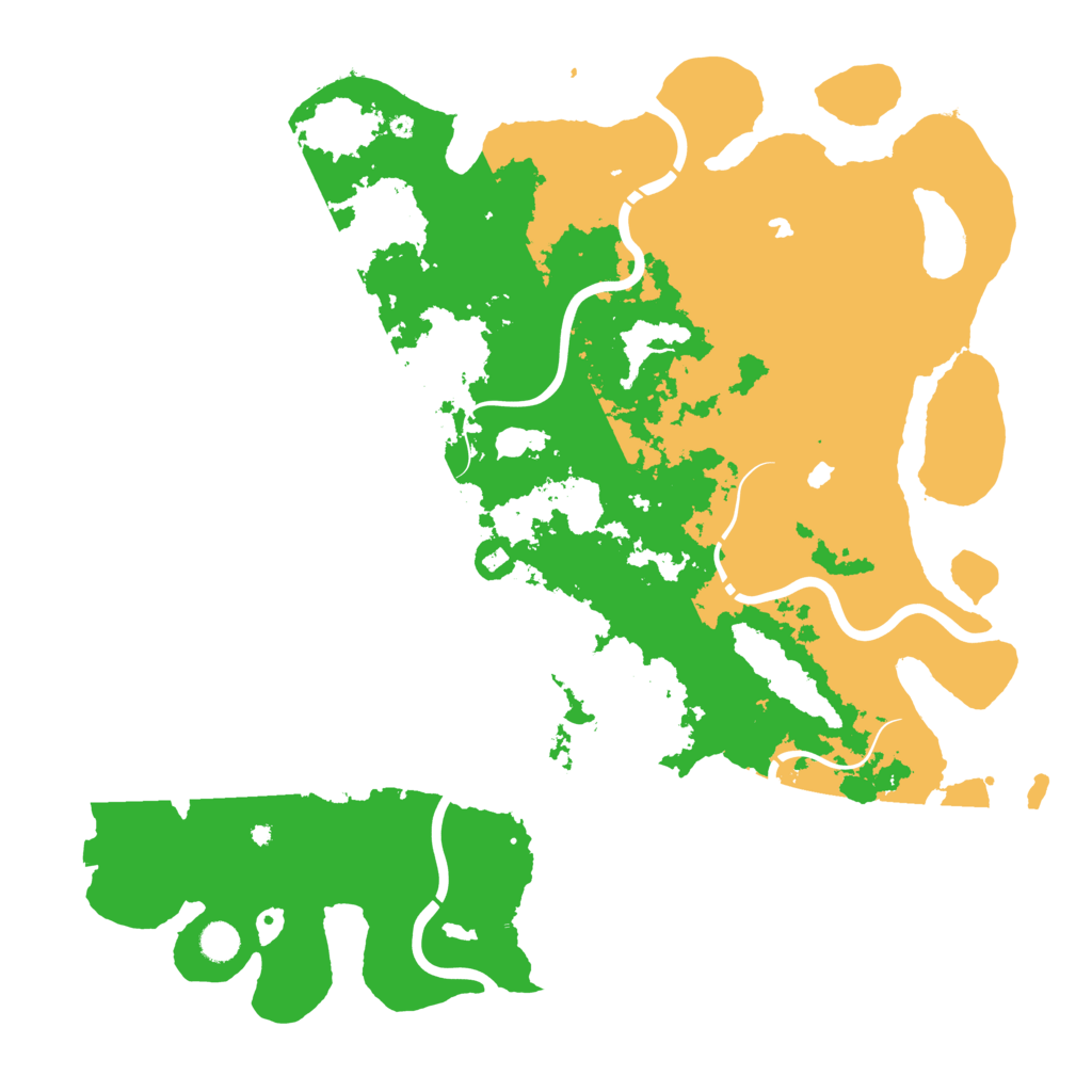 Biome Rust Map: Procedural Map, Size: 4800, Seed: 10520255