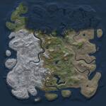 Thumbnail Rust Map: Procedural Map, Size: 5000, Seed: 6734, 13 Monuments
