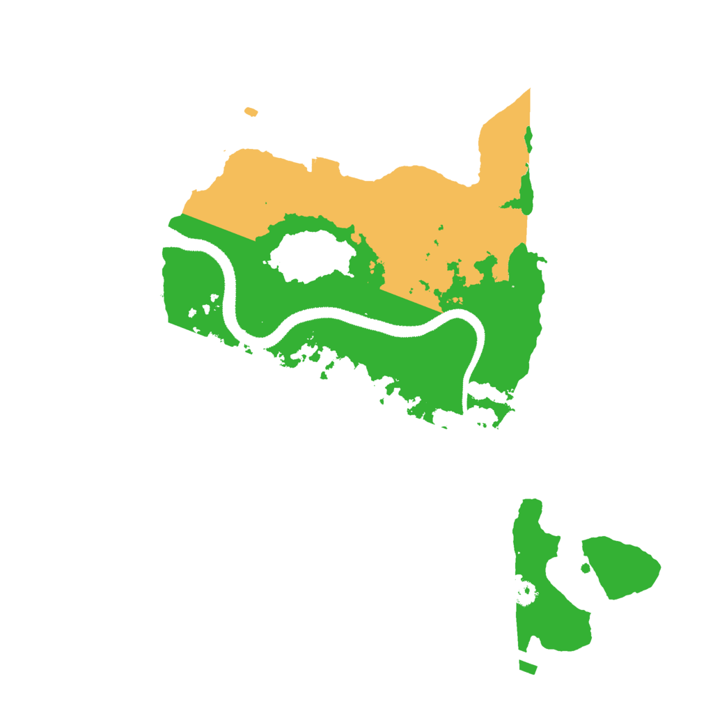 Biome Rust Map: Procedural Map, Size: 3000, Seed: 322882291