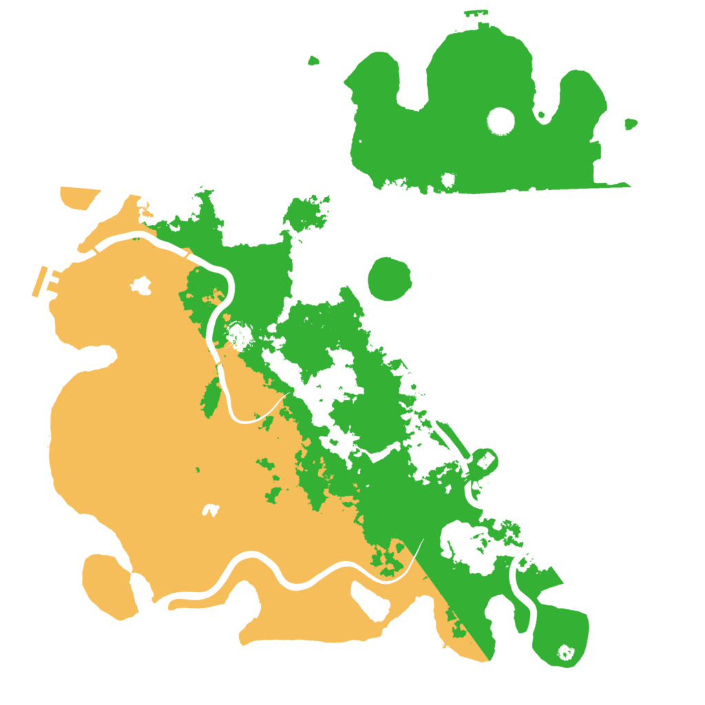 Biome Rust Map: Procedural Map, Size: 4500, Seed: 336443618