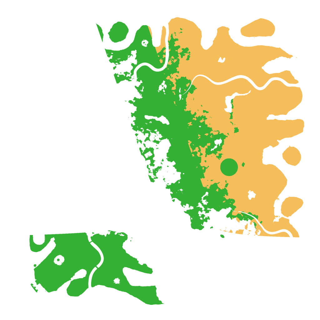 Biome Rust Map: Procedural Map, Size: 4800, Seed: 999003472