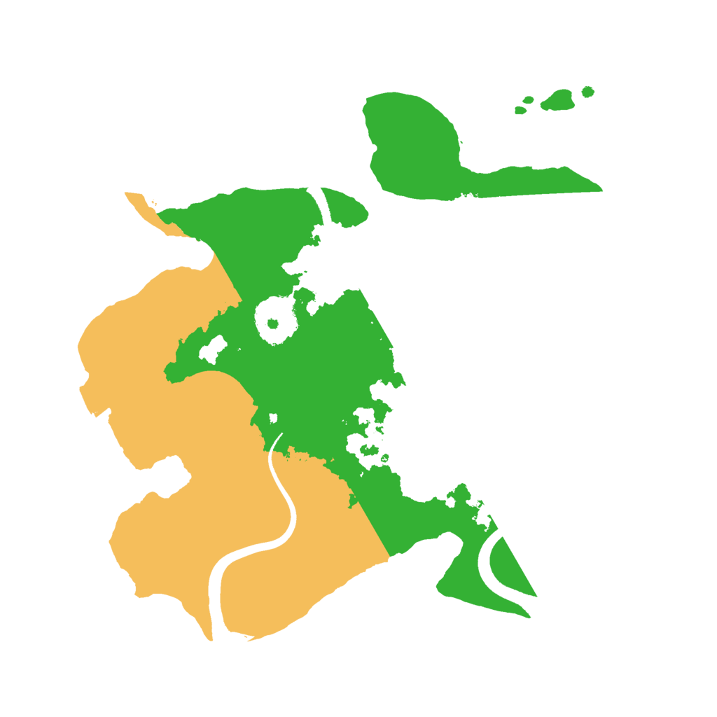 Biome Rust Map: Procedural Map, Size: 2450, Seed: 1445896837