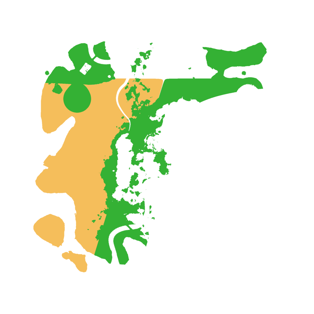 Biome Rust Map: Procedural Map, Size: 3000, Seed: 1054540423
