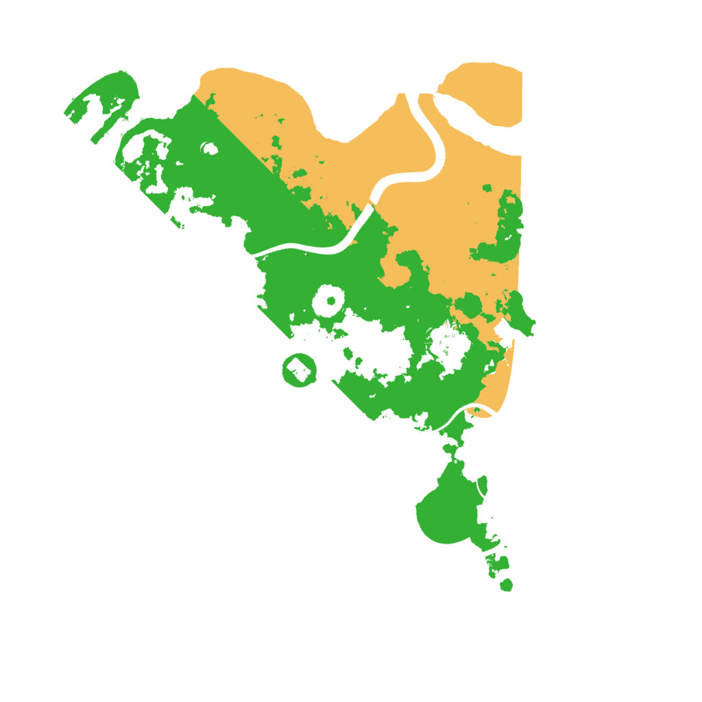 Biome Rust Map: Procedural Map, Size: 3300, Seed: 1687075008
