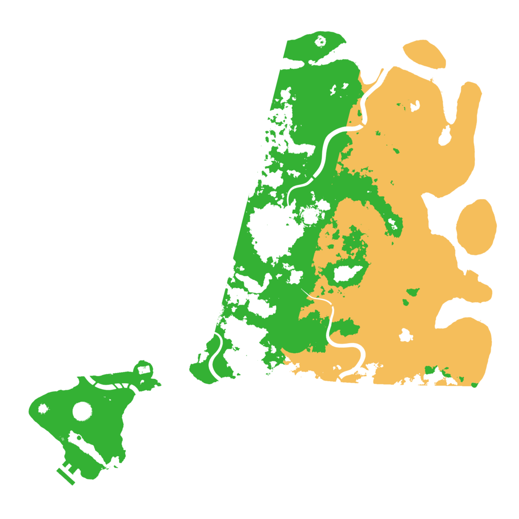Biome Rust Map: Procedural Map, Size: 4800, Seed: 1289958541