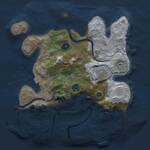 Thumbnail Rust Map: Procedural Map, Size: 3000, Seed: 1725227176, 9 Monuments