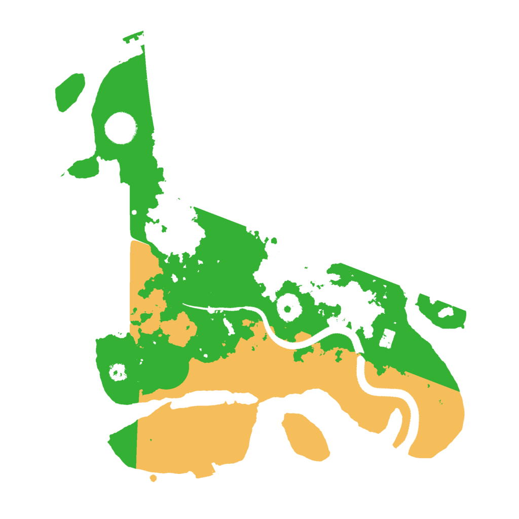 Biome Rust Map: Procedural Map, Size: 3000, Seed: 642790051