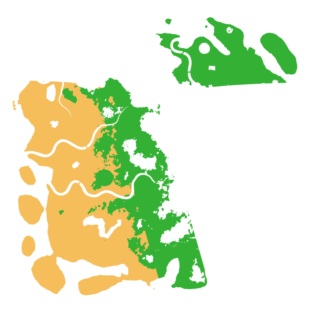 Biome Rust Map: Procedural Map, Size: 5000, Seed: 5646842