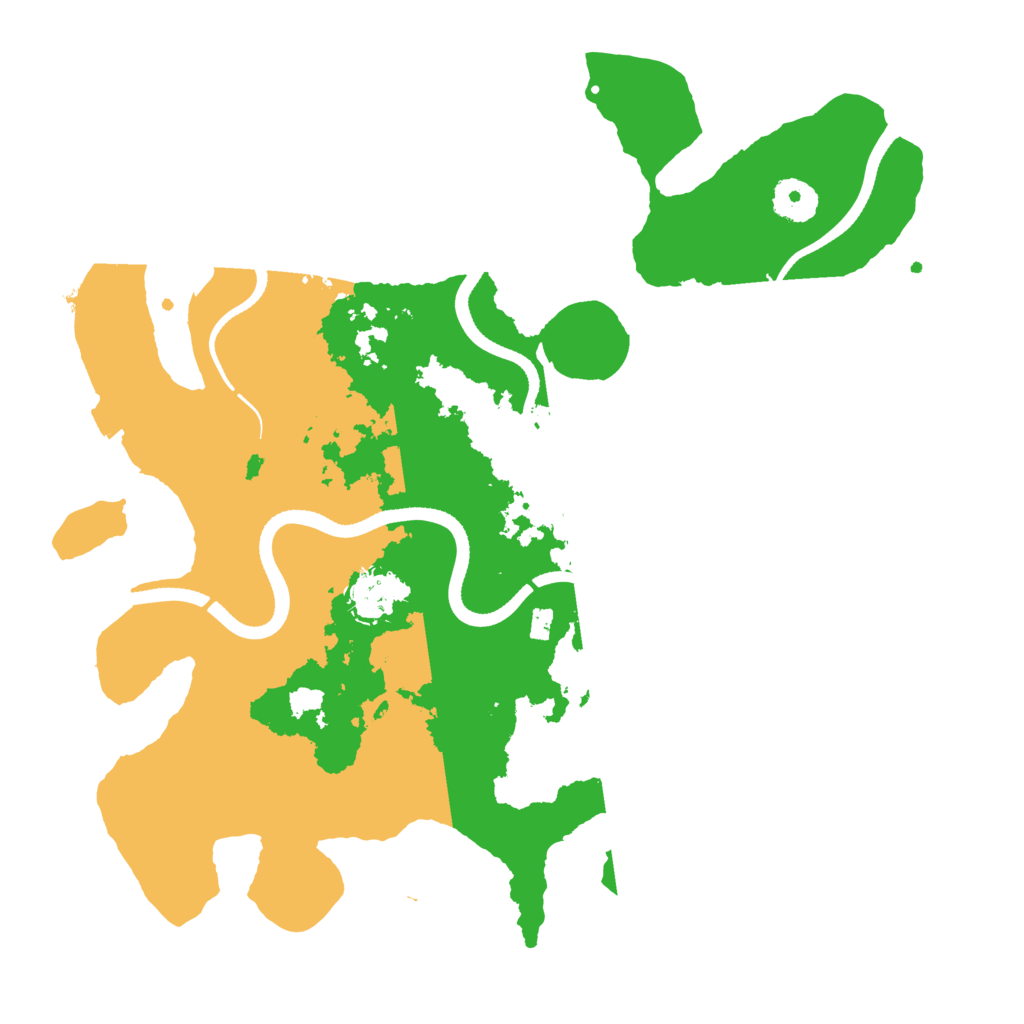 Biome Rust Map: Procedural Map, Size: 3500, Seed: 1810950624