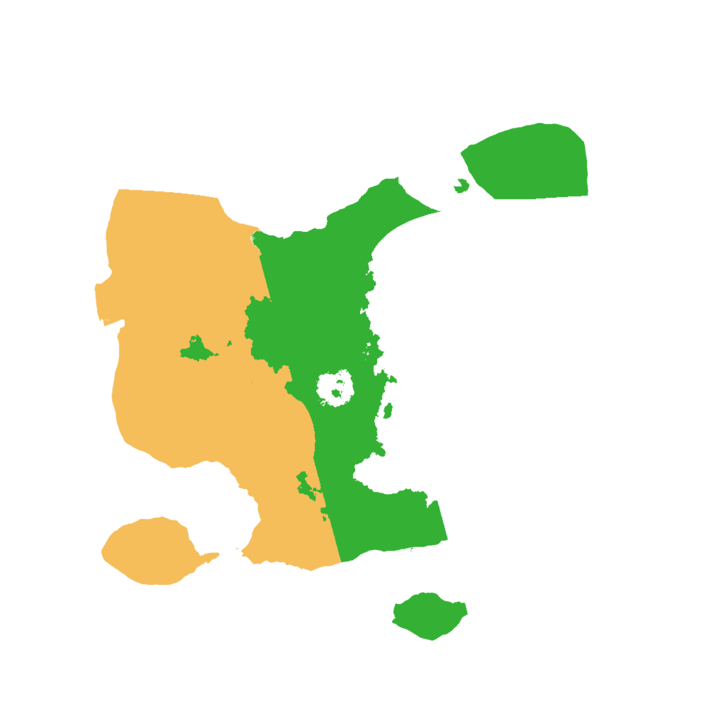 Biome Rust Map: Procedural Map, Size: 2000, Seed: 1014299904