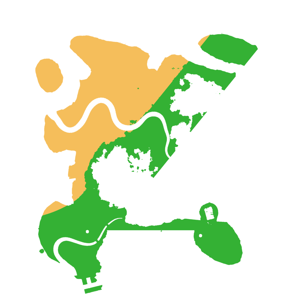 Biome Rust Map: Procedural Map, Size: 2700, Seed: 45000