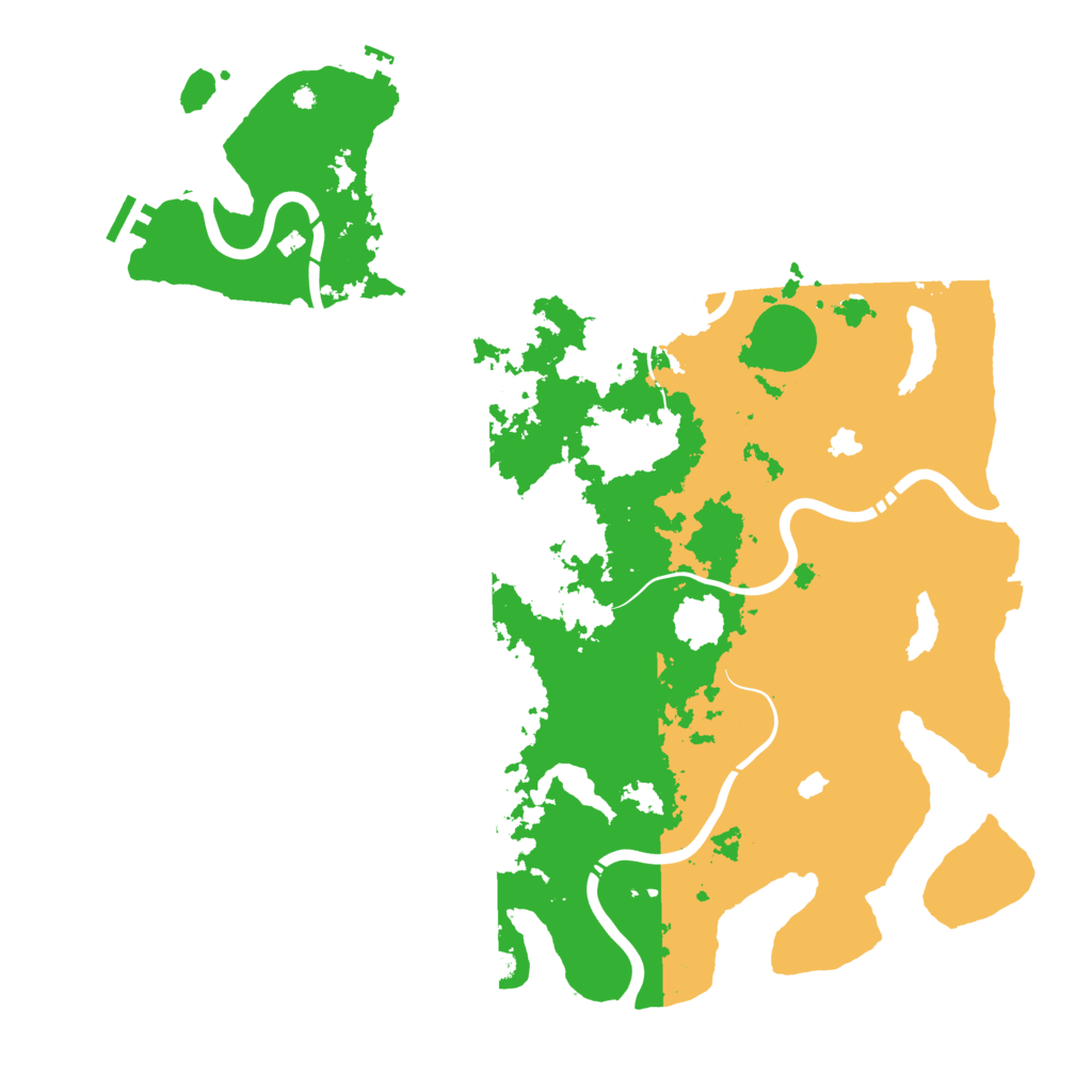 Biome Rust Map: Procedural Map, Size: 4500, Seed: 1391775739