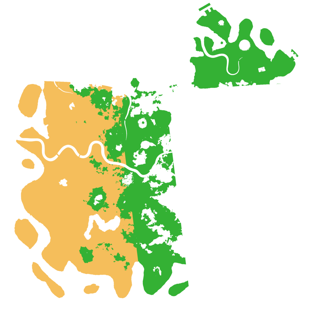 Biome Rust Map: Procedural Map, Size: 5000, Seed: 1710098407