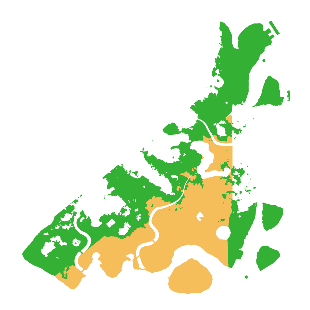 Biome Rust Map: Procedural Map, Size: 4000, Seed: 646536301