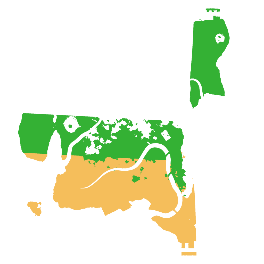 Biome Rust Map: Procedural Map, Size: 2850, Seed: 376526471