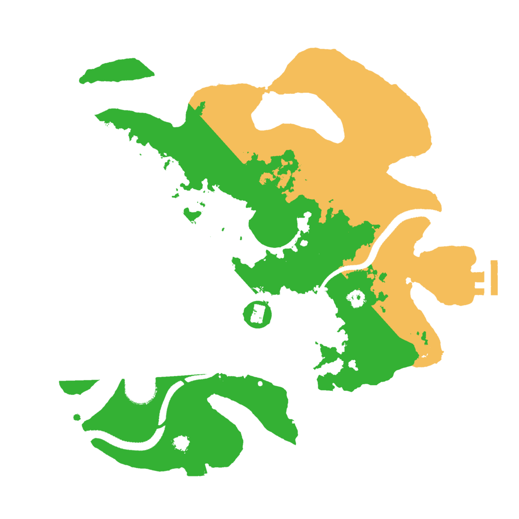 Biome Rust Map: Procedural Map, Size: 3000, Seed: 1131346081