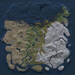 Thumbnail Rust Map: Procedural Map, Size: 5000, Seed: 1445759364, 15 Monuments