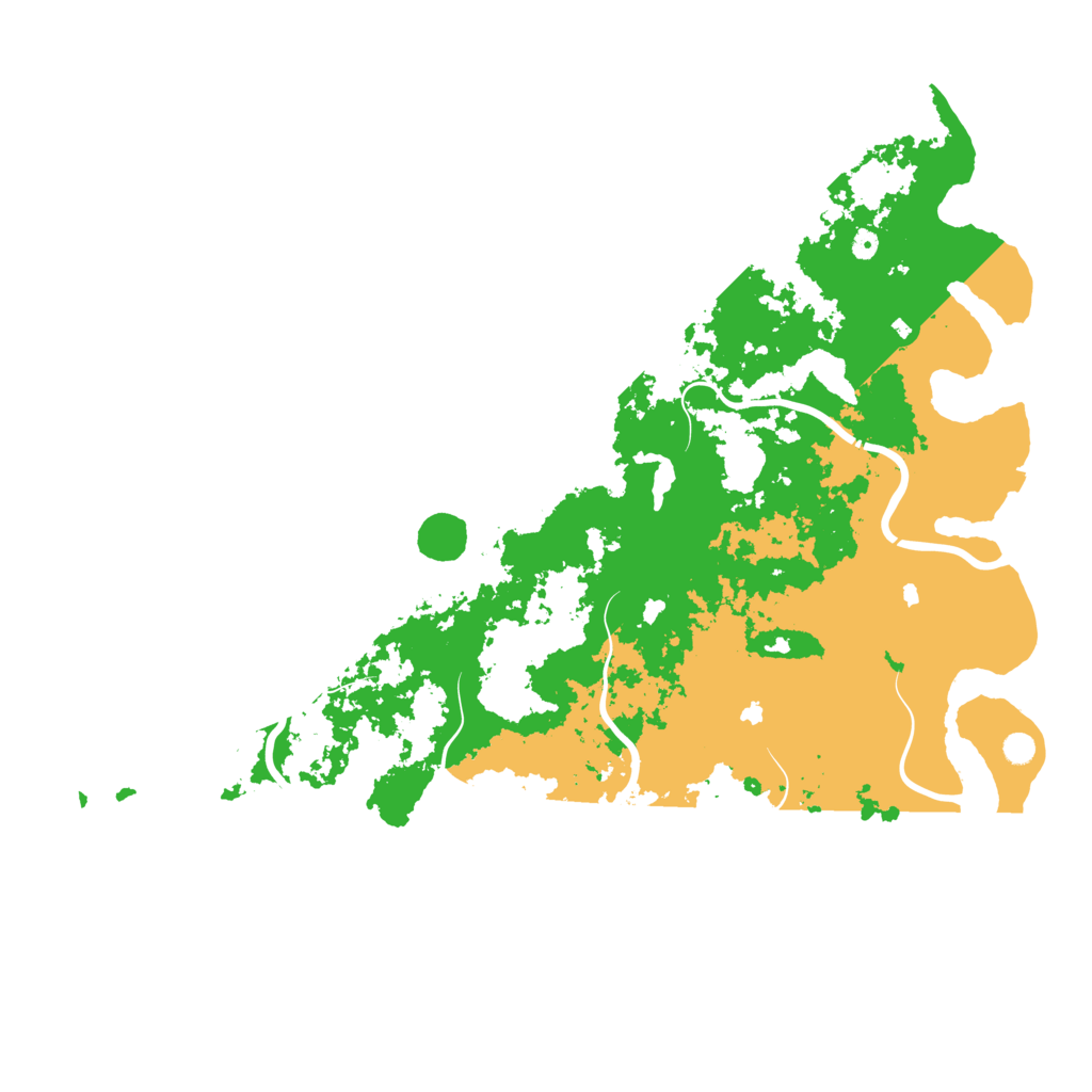 Biome Rust Map: Procedural Map, Size: 6000, Seed: 545163900