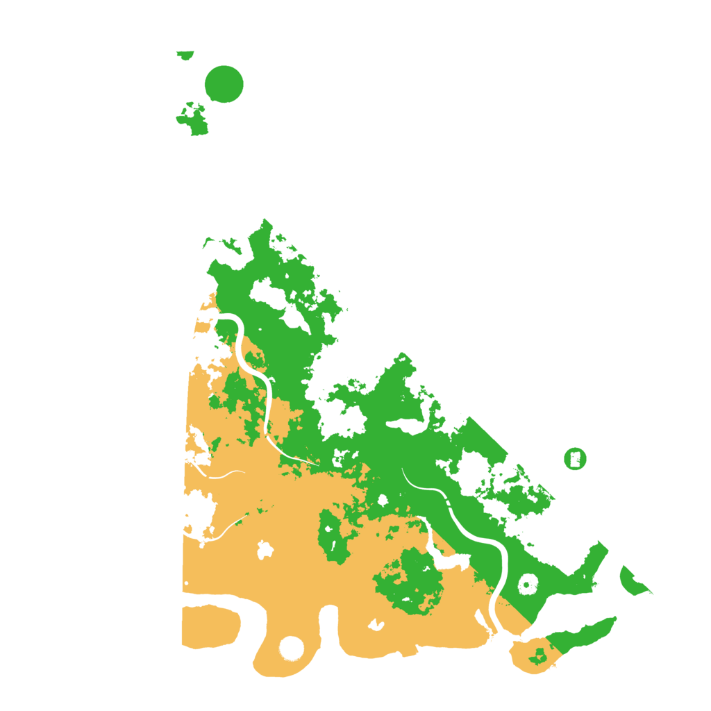 Biome Rust Map: Procedural Map, Size: 5054, Seed: 488881