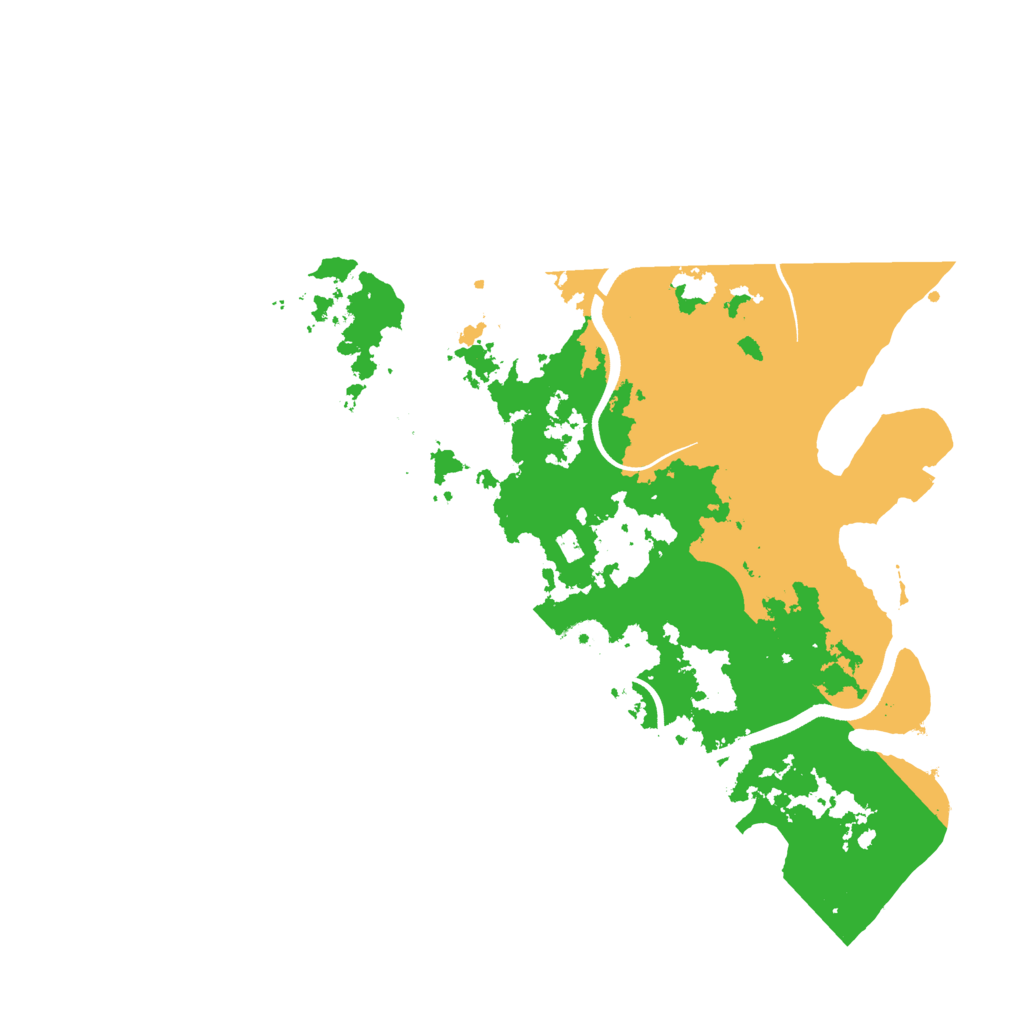 Biome Rust Map: Procedural Map, Size: 3700, Seed: 1060186681