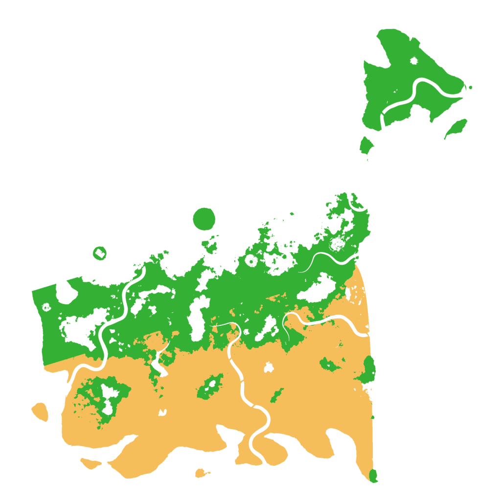 Biome Rust Map: Procedural Map, Size: 6000, Seed: 41769