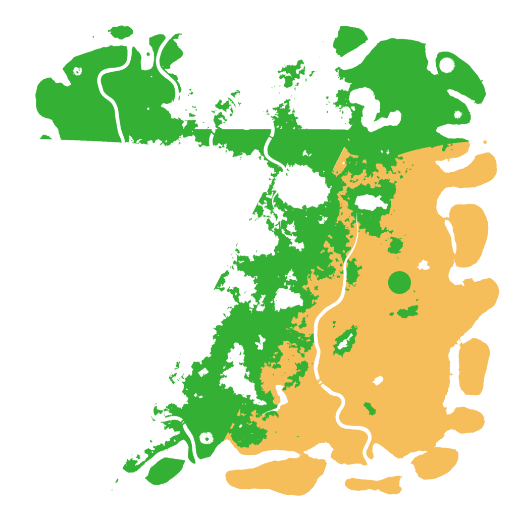 Biome Rust Map: Procedural Map, Size: 6000, Seed: 350054114