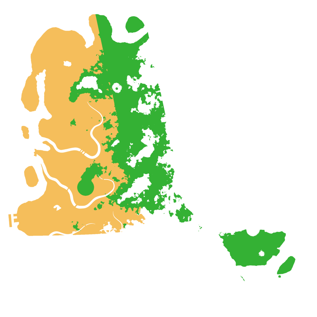 Biome Rust Map: Procedural Map, Size: 5000, Seed: 191478655