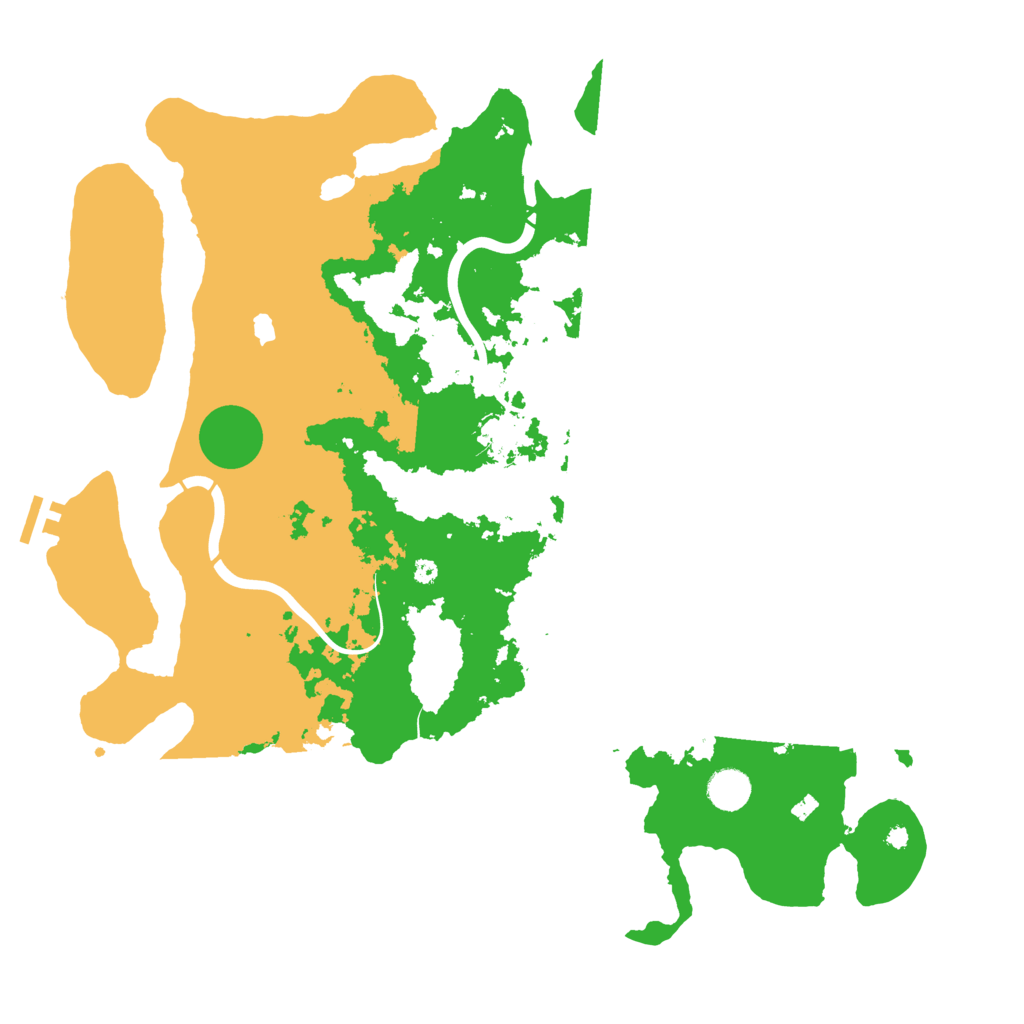 Biome Rust Map: Procedural Map, Size: 4250, Seed: 71125
