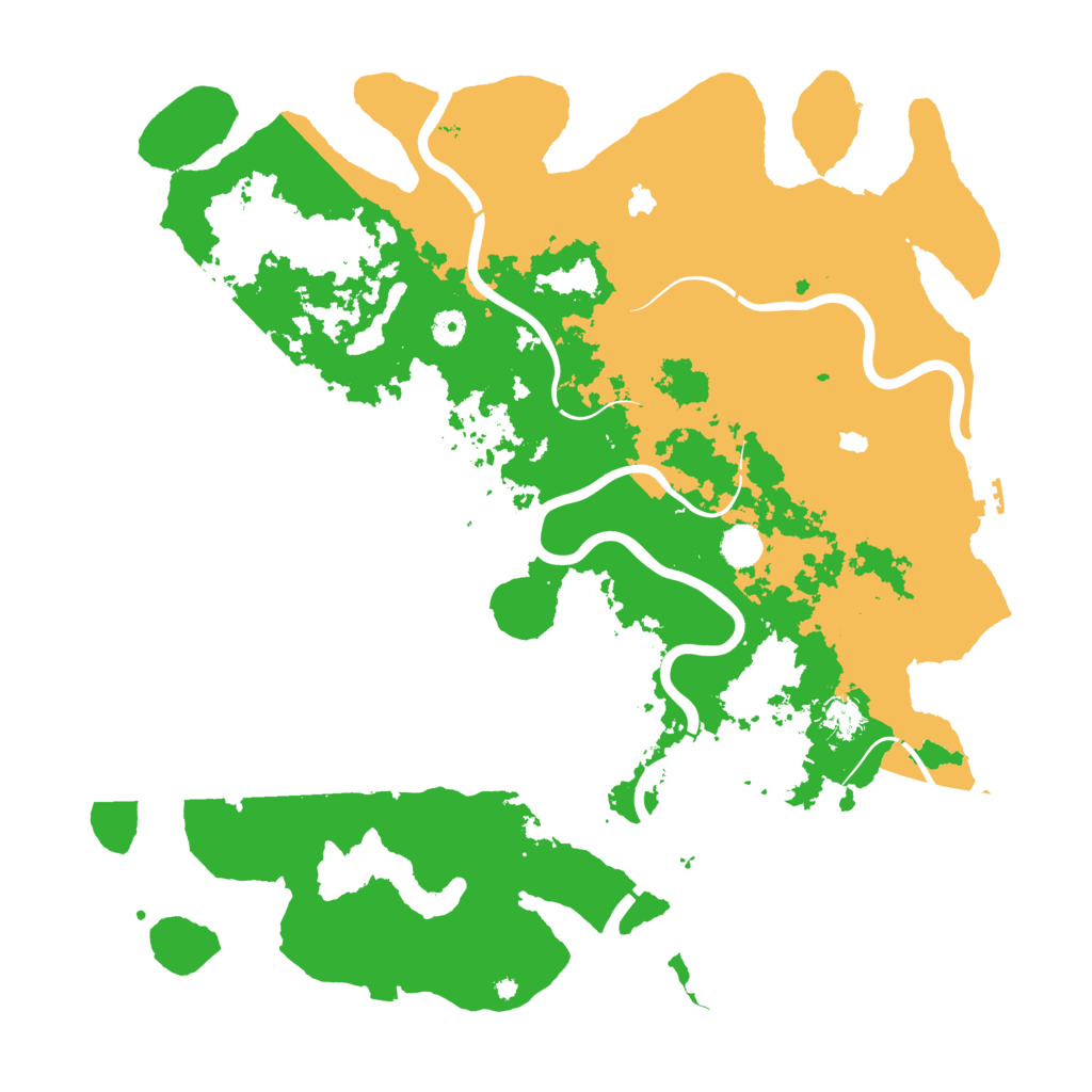 Biome Rust Map: Procedural Map, Size: 4673, Seed: 3232136