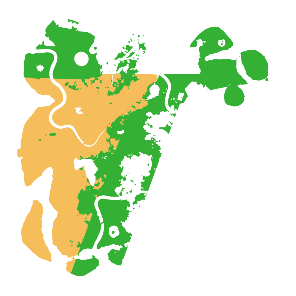 Biome Rust Map: Procedural Map, Size: 4000, Seed: 32806003