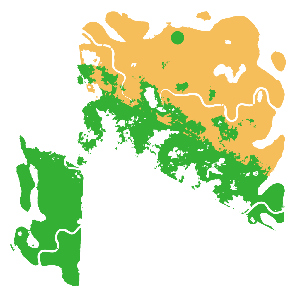 Biome Rust Map: Procedural Map, Size: 6000, Seed: 99567144