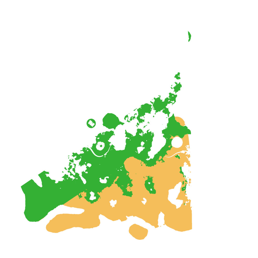 Biome Rust Map: Procedural Map, Size: 4500, Seed: 247919581