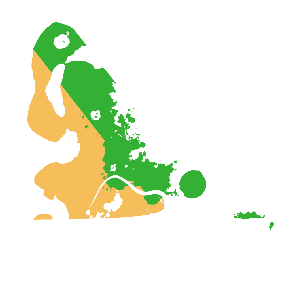 Biome Rust Map: Procedural Map, Size: 3000, Seed: 1463871825