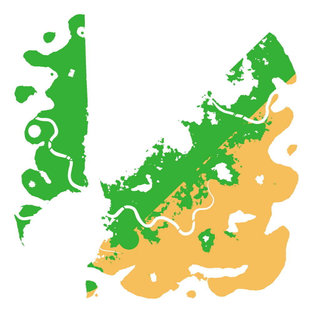 Biome Rust Map: Procedural Map, Size: 4500, Seed: 58717288